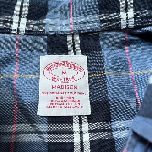 LOT OF 3 Brooks Brothers Madison + Regent Casual Button Down Shirt Medium M - Picture 4 of 7